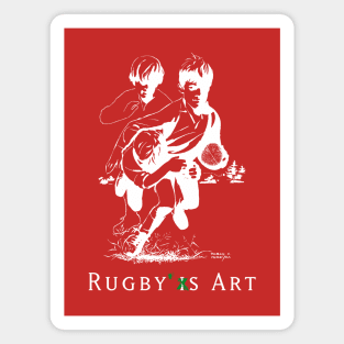 Rugby Junior Tackle C by PPereyra Magnet